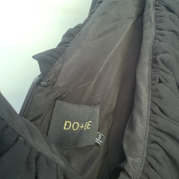 DO + BE black ruffle dress - Picture 2 of 4